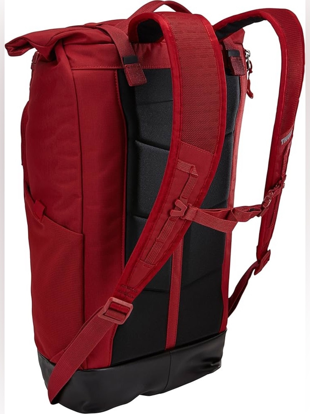Thule Paramount 24L Daypack in Red Feather, a durable, roll-top backpack - Picture 4 of 11